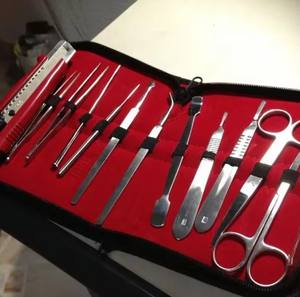 Kit de disección de anatomía para estudiantes de medicina, juego completo de herramientas de acero inoxidable para laboratorios de anatomía y biología - Product Image 4