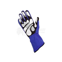 Puños extendidos Cómodos Guantes de karting transpirables Guantes de carreras Sim Guantes de carreras Diseño profesional personalizado Kart de cuero