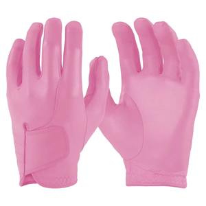 Prix de gros Gants de golf en cuir PU souple pour homme gaucher sur mesure en couleur rose bébé pour usage sportif - Product Image 5