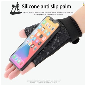 Gants de sport pour la musculation, gants de fitness demi-doigts, entraînement d'exercice, protection, résistance, gants pour hommes et femmes - Product Image 6