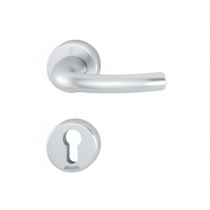 Juego de rosetas Tokyo 1710/42KV/42KVS de aluminio F1 redondas PZ DIN izquierda/derecha D/D HOPPE para persianas y contraventanas - Product Image 3