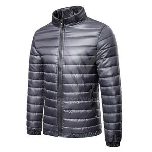 Vestes matelassées tendance pour l'hiver, vêtements décontractés, grande taille, vente en gros, logo personnalisé imprimé, veste vintage à capuche coupe-vent - Product Image 2