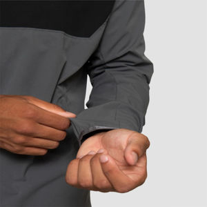 Chaqueta cortavientos ligera de alta calidad para hombre, diseño OEM personalizable, cómodo, impermeable, cuello levantado, logotipo frontal - Product Image 6