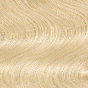Extensions de cheveux humains brésiliens Remy à clipser, 21 pouces # 60 mèches blondes platine lisses et douces - Product Image 2