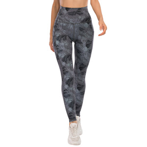 Legging personnalisé pour femmes style unique Legging taille moyenne en polyester 100% coton taille personnalisée - Product Image 5