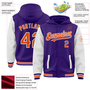 Vente de gros Vestes universitaires bleues de luxe personnalisées pour hommes manches en cuir Veste universitaire Letterman pour hommes Veste de baseball - Product Image 4