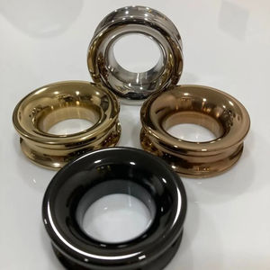 Perilla de puerta en forma de anillo de latón de acero inoxidable hecha en fábrica, perilla de armario, cocina, dormitorio, armario, gimnasio, cajón, hoteles, India - Product Image 1