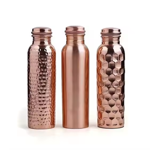 ขวดโลหะทองแดงบริสุทธิ์ใช้ทุกวันตัวอย่างน้ำดื่มฟรีจากงานฝีมือเสี้ยว - Product Image 3