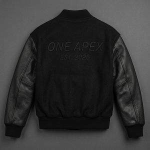 Blouson en cuir noir sur mesure ONEAPEX INTERNATIONAL, style vintage bomber, streetwear, à capuche, pour homme, hiver, OEM ODM, marque privée - Product Image 2