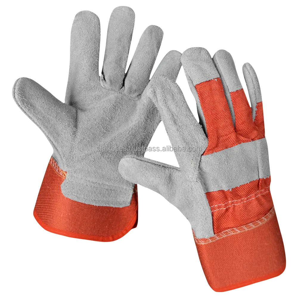 Производитель кожаных сварочных перчаток для квалифицированных рабочих, высококачественные рабочие перчатки из сплит-кожи