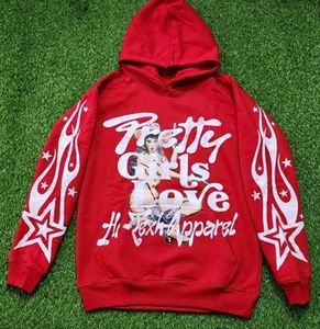 Sweat à capuche Streetwear 450 coton 80% polyester 20% g/m² en vrac OEM Polaire prélavée Impression de logo personnalisé - Product Image 6