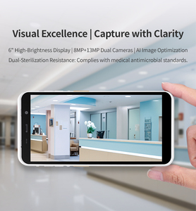 TC60-HC chăm sóc sức khỏe điện toán Di động PDA Máy quét mã vạch 6-inch kháng khuẩn Màn hình hiển thị 4 + 64GB thiết bị y tế cnas chứng nhận - Product Image 2