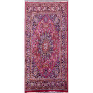 Tapis persan Mashad unique en son genre, 9'6 x 7'10 - Product Image 1