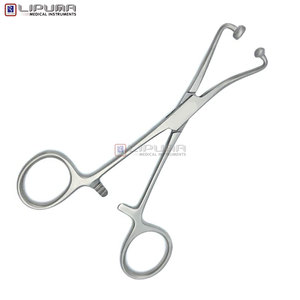Haute qualité 9 cm boule et douille serviette pince verrouillage Instruments médicaux chirurgicaux 5.25 13.5 cm Durable stérilisable - Product Image 2