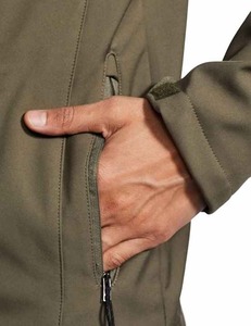 Chaqueta Deportiva Impermeable y Cortavientos con Capucha para Hombre, con Logotipo Personalizado, para Otoño/Invierno, con Cierre Completo, Informal, para Correr - Product Image 5