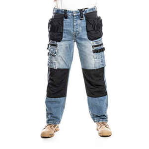 Pantalon de travail en polyester haute visibilité-Style de veste imperméable haute visibilité personnalisable avec support de logo - Product Image 5