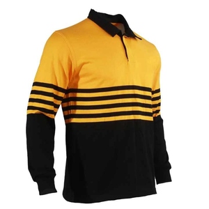 Maillot de rugby d'entraînement avec manches en tissu ventilé léger coupe ample et options de conception personnalisée pour les clubs - Product Image 2