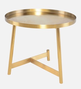 <b>Round</b> Metal <b>Table</b> With Metal Top <b>Tables</b> Accent <b>Side</b> <b>Table</b> for Living Room and Home Furniture High Quality - Product Image 1