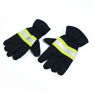 Gants de travail de protection des mains Nouvelle arrivée Gants de pompier en cuir meilleure fabrication Service OEM Meilleurs gants de pompier - Product Image 3