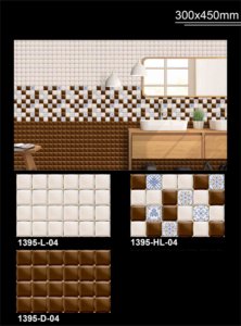 กระเบื้องปูพื้นเซรามิกเคลือบสำหรับระเบียงห้องน้ำกระเบื้องบุผนังภายในห้องนั่งเล่น300*450ผนังห้องครัว - Product Image 2