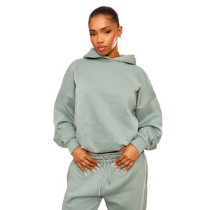 Chándal de invierno con estilo Unisex de alta calidad 100% algodón Sudadera con capucha conjuntos de Jogger personalizado para Puff estampado de talla grande pantalones de chándal hombres mujeres - Product Image 4