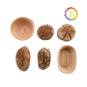 Cesta Natural tejida a mano para fruta de ratán de granja moderna para mostrador de cocina y sala de estar - Product Image 4