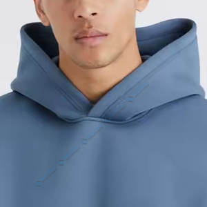 Diseño personalizado de los hombres cómodos chándales de lana conjunto de invierno pulóver sudaderas con capucha Joggers de talla grande ecológico patrón sólido - Product Image 6