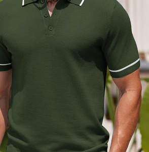 Colección de verano Polo de golf Camiseta Jersey de algodón Polo de golf Camiseta con logotipo impreso personalizado Bordado y sublimación - Product Image 6