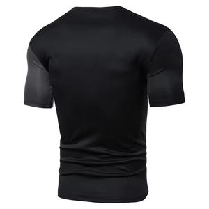 Camiseta de Verano 100% Algodón para Hombre, Transpirable, Ligera, de Manga Corta, Informal, Lisa, para Personalización de Marca al por Mayor - Product Image 2