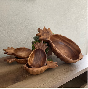 Bol en bois d'acacia en gros d'usine bol à salade de style indien avec couvercle vaisselle à repasser bol domestique - Product Image 1