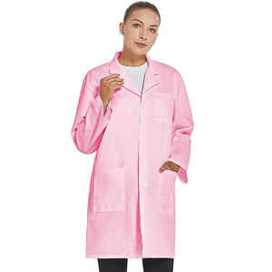 Bata de laboratorio profesional para Mujeres Hombres Bata de laboratorio de hospital unisex de manga larga - Product Image 5