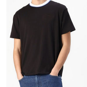 Camiseta de algodón de viscosa de bambú de gran tamaño para hombre, camisetas de gran tamaño informales con timbre de ajuste holgado - Product Image 5