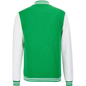 แจ็กเก็ตเบสบอลแขนยาวผ้าคอตตอนพิมพ์ลายออกแบบโลโก้ของคุณได้ตามที่ต้องการ - Product Image 4