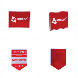 Alta calidad 3D Scratch Aluminio Buen servicio 3A Suministros de etiquetas Tipo Acero Material Metal - Product Image 2