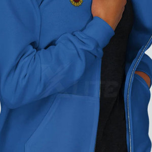 Sudadera con Capucha de Primera Calidad, con Cierre Completo, Bordado, 100% Algodón, Invierno, Costuras Duraderas, Tela Suave al Tacto, para Ropa Urbana - Product Image 3