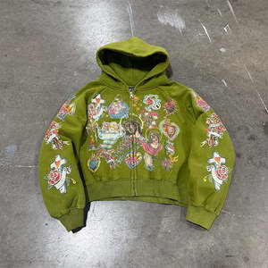 Conjunto Deportivo Kivotech 100% Algodón con Logotipo Personalizado, Pantalones Deportivos Gruesos, Sudadera Corta con Estampado y Sudadera con Capucha - Product Image 2