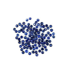 Natural <b>Blue</b> Sapphire Loose Gemstone Untreated 3mm & 3.5mm Brilliant & Oval Cut Calibrated Rounds From <b>Opal</b> & Aquamarine - Product Image 1