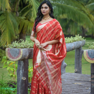 Nouveau saree en soie Lichi doux de vêtements de fête de créateur personnalisé avec chemisier attaché Letest matériel pour femme vente en gros et fournisseur - Product Image 1