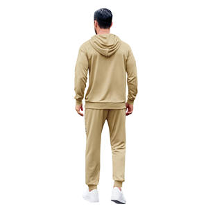 Fabricante 100% algodón Sudadera con capucha y pantalones de chándal conjuntos gimnasio Jogging chándales Puff estampado chándales Unisex 2 piezas conjunto - Product Image 5