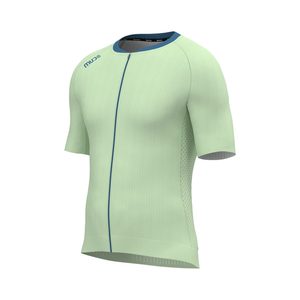 Maillot de cyclisme léger pour homme GLIDE Menthe - Vêtements de sport d'été sublimés personnalisés - Product Image 1