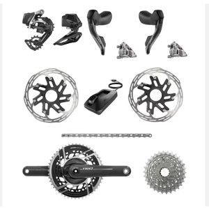 OFERTA DESTACADA: Grupo de Cambio Trasero AXS 2x12 con 50/37 Dientes de Aleación de Aluminio para Bicicletas de Carretera y Montaña, Ajustable - Product Image 1