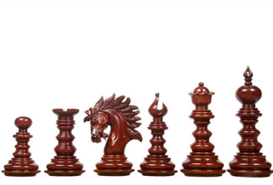Piezas de Ajedrez de madera hechas a mano de la serie Savano de lujo de 4,3 pulgadas y juego de ajedrez para juego profesional - Product Image 5