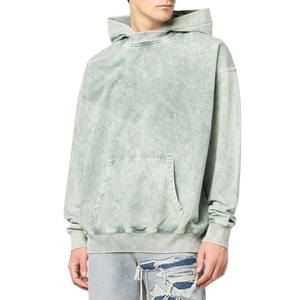 Sweat à capuche streetwear hip-hop délavé à l'acide avec logo personnalisé pour garçons – Meilleure vente, respirant, séchage rapide – Sweat à capuche pour hommes délavé à l'acide MADE BY BS 2026 - Product Image 3