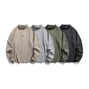 เสื้อสเวตเตอร์สวมหัวมีซิปแขนยาวผ้าฝ้ายระบายอากาศได้พิมพ์โลโก้สำหรับเสื้อที่ใช้งานได้ในฤดูใบไม้ร่วง - Product Image 6