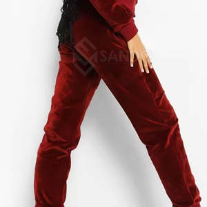 ชุดวอร์มผ้ากำมะหยี่สำหรับผู้หญิงชุดวอร์มผ้ากำมะหยี่สำหรับผู้หญิงดีไซน์ตามสั่ง - Product Image 5