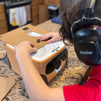 Cortadora de Papel Beaverbot C1, Cortadora de Cartón para Niños, Segura para Manualidades, Modelos 3D de Cartón