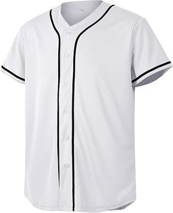 Nuevo Uniforme de Béisbol Profesional Hecho a Medida, 100% Poliéster de Secado Rápido, Cuello Redondo, Logotipo Delantero/Trasero, Venta al por Mayor - Product Image 5