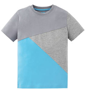 Camiseta de Jersey informal de manga corta personalizada OEM para niños, polos de talla grande con cuello redondo, instalaciones de producción a granel - Product Image 5