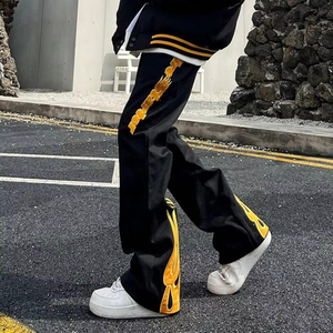 Custom for Men Cotton Baggy Oversized Casual Sport Outdoor <b>Track</b> Pants Men Jogger Pants Stacked Flare Sweat Pants men's <b>trousers</b> - Product Image 4