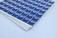 Custom Price Label Stickers Adhesive Printed Barcode Tags Retail Shelf Labels